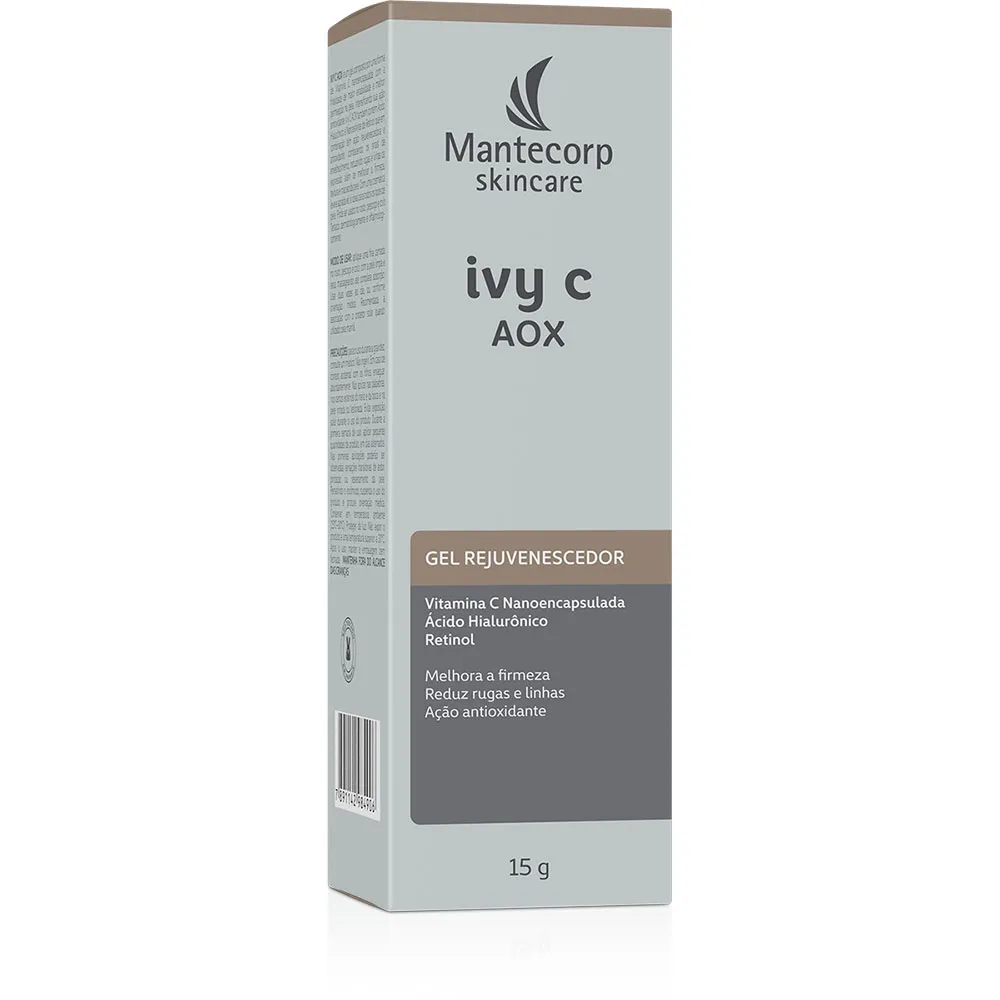 Ivy C Aox Mantecorp Gel Rejuvenescedor 15g - Drogaria Araujo
