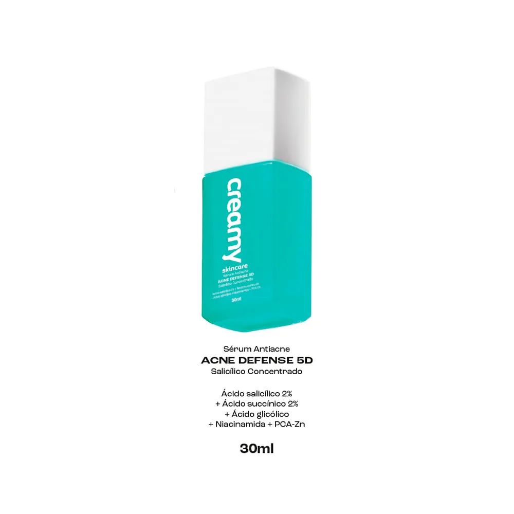 Sérum Facial Creamy Skincare Acne Defense 5D 30ml - Drogaria Araujo