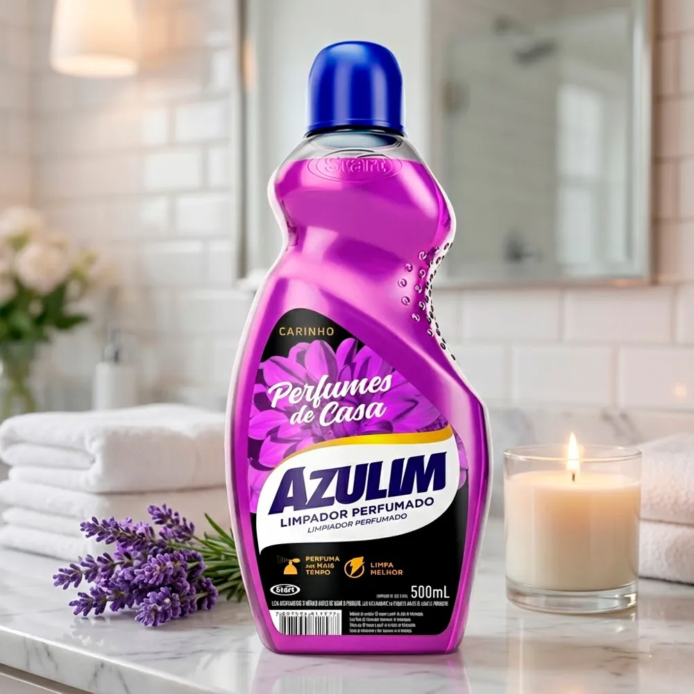 Limpador Perfumado Azulim Perfumes de Casa Carinho 500ml
