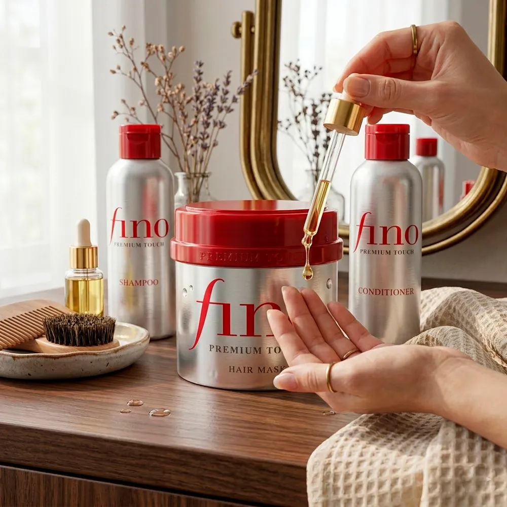 Máscara Capilar Fino Premium Touch Hair Mask 230g - Drogaria Araujo