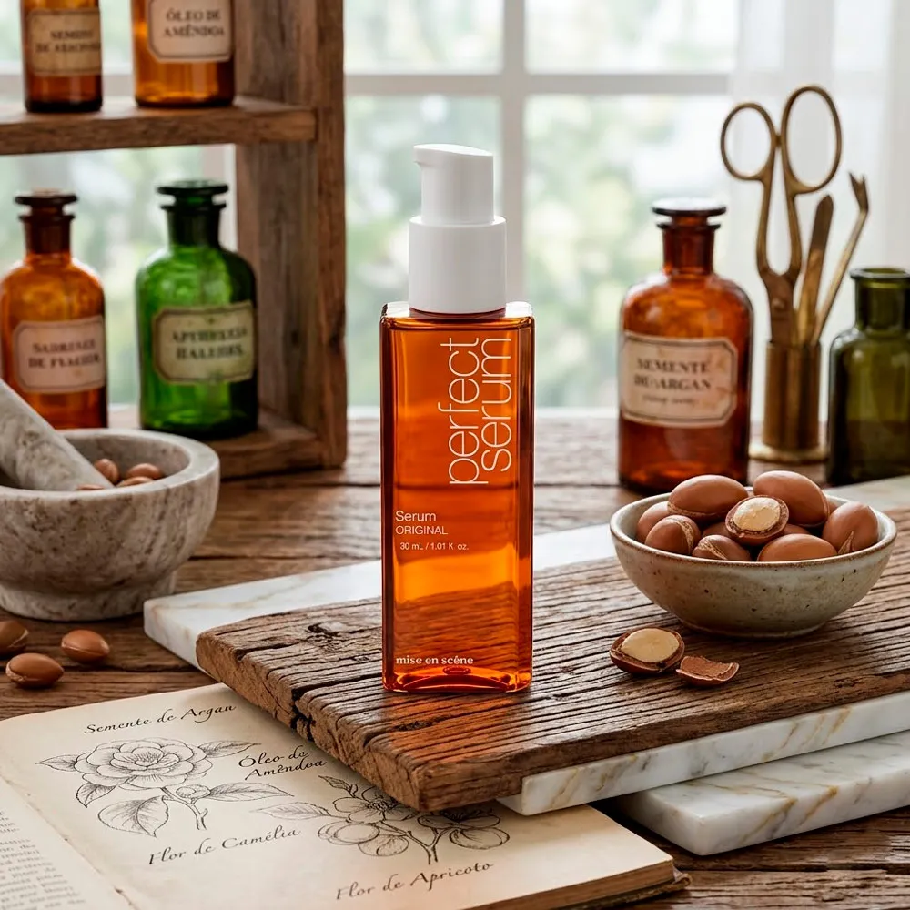 Óleo Capilar Mise en Scène Perfect Serum Original 30ml - Drogaria