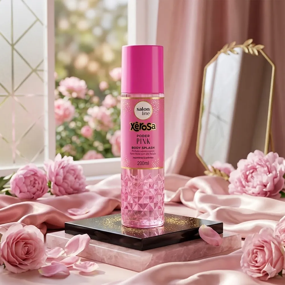 Body Splash Salon Line Xêrosa Poder Pink Cabelo e Corpo 200ml em