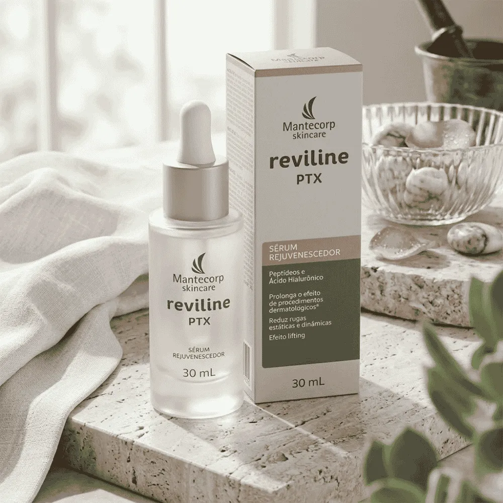 Sérum Rejuvenescedor Mantecorp Reviline PTX 30ml em Oferta
