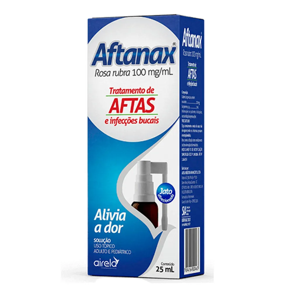 Aftanax 100mg/ml Solução Bucal Spray com 25ml