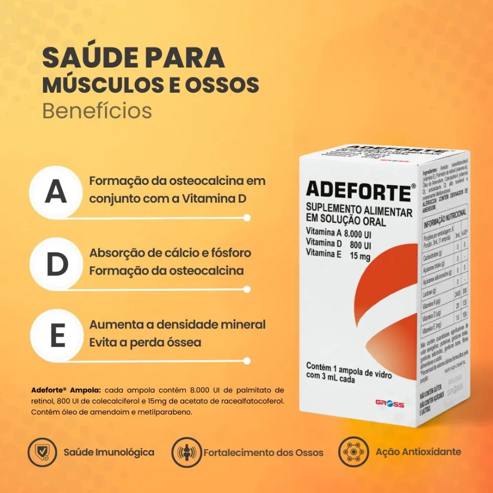 Adeforte Flaconete Oral com 3ml