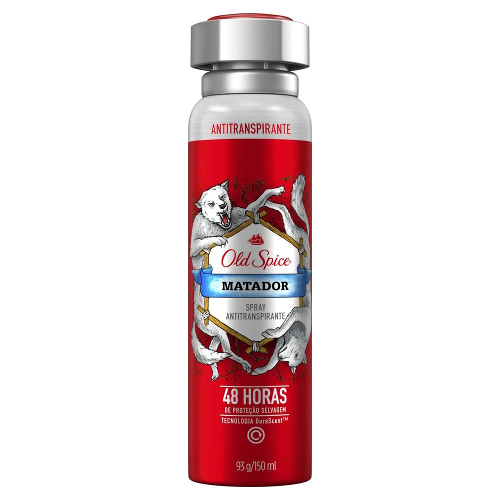 Desodorante Old Spice Matador Spray Antitranspirante 150ml