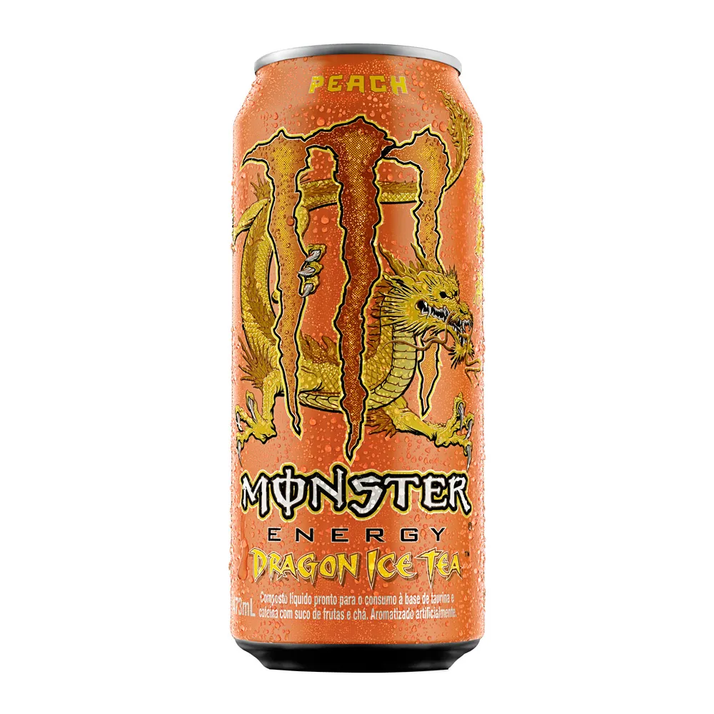 Energético Monster Dragon Ice Tea  Peach 473ml