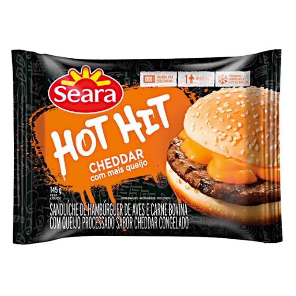 Hot Hit Seara Cheddar 145g
