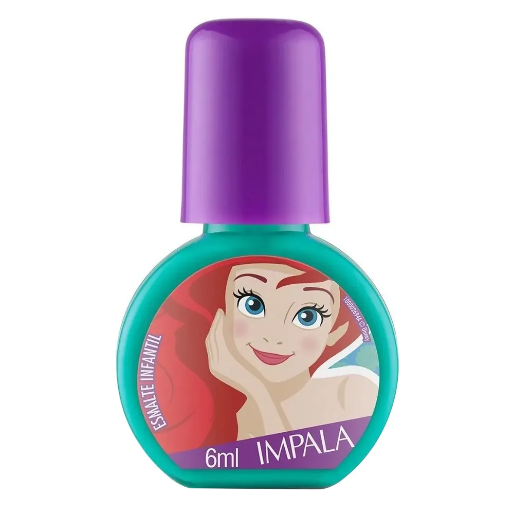 Esmalte Infantil Impala Disney Princesa Ariel 6ml