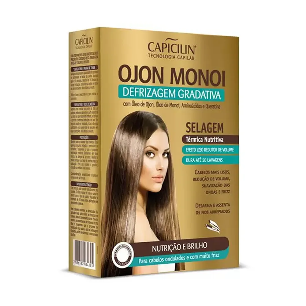 Kit Defrizagem Gradativa Capicilin Ojon Monoi