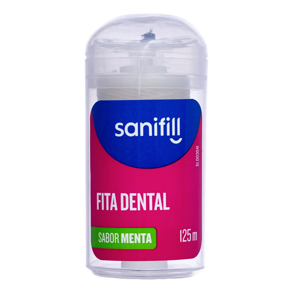 Fita Dental Sanifill Menta 125m 1 Unidade