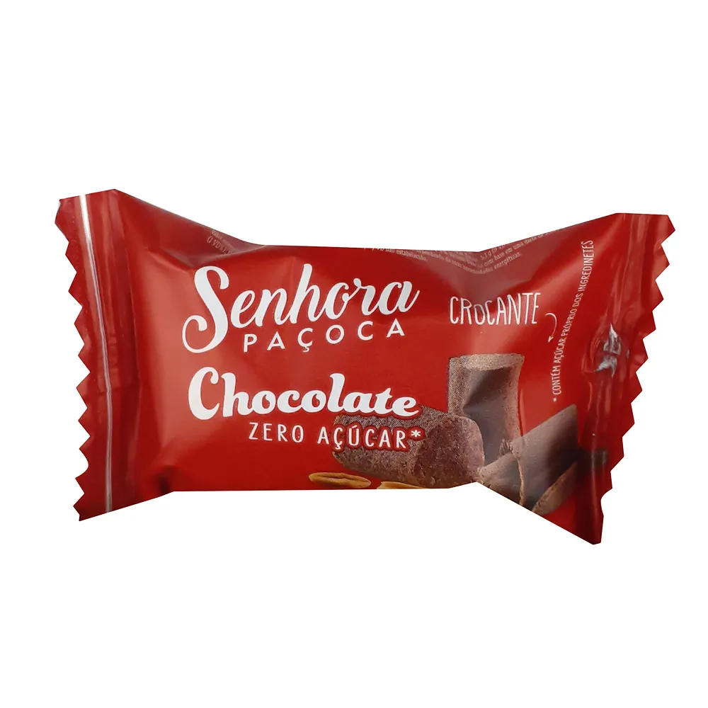 Paçoca Senhora Paçoca com Chocolate Zero Açúcar 16g