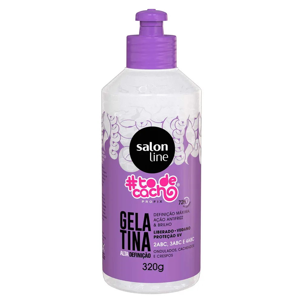 Gelatina Alta Definição Salon Line Tô de Cacho Profix 320g