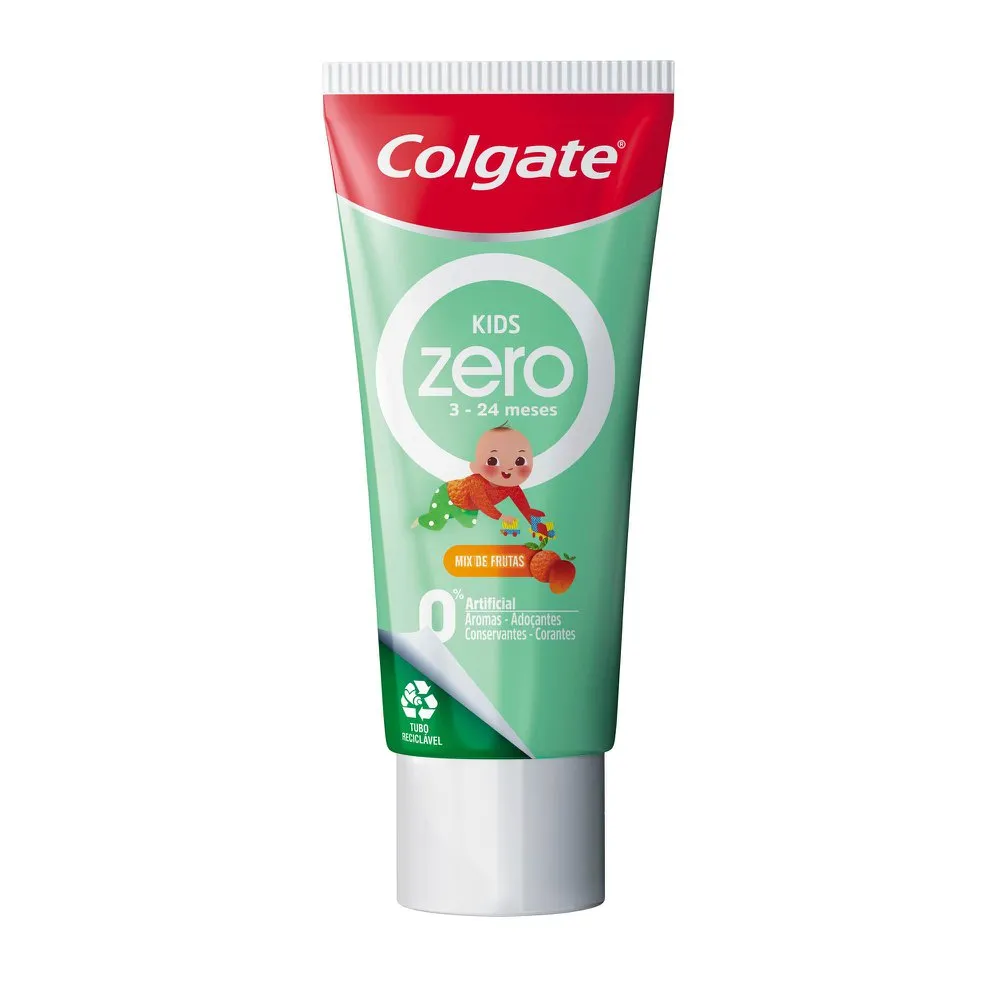 Gel Dental Colgate Zero Kids 3 a 24 Meses Mix de Frutas 50g