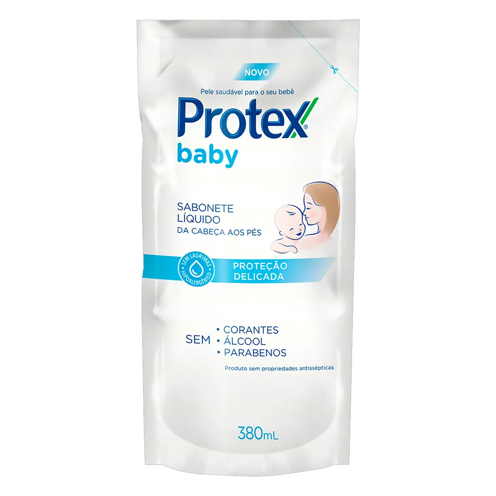 Sabonete Líquido Protex Baby Proteção Delicada Refil 380ml