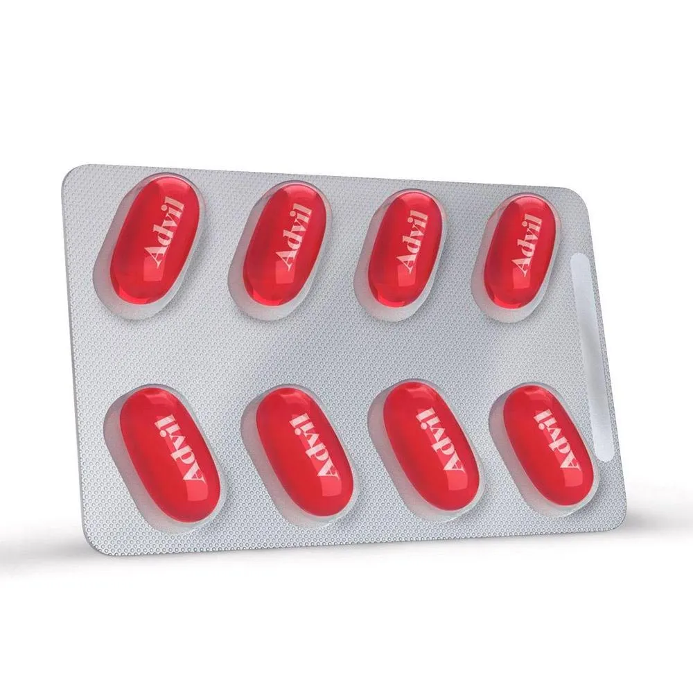 Advil 400mg Leve 8 Pague 6 Cápsulas Líquidas