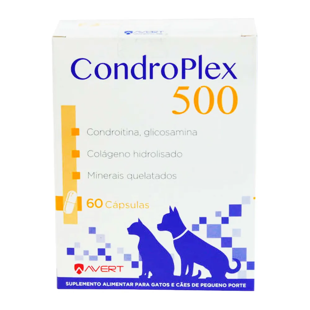Condroplex 500 para Cães e Gatos 60 Cápsulas