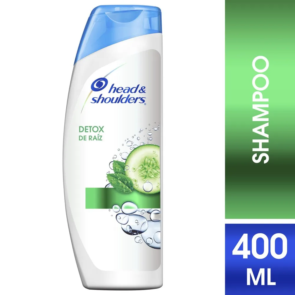 Shampoo Head & Shoulders Detox da Raiz 400ml - Drogaria Araujo
