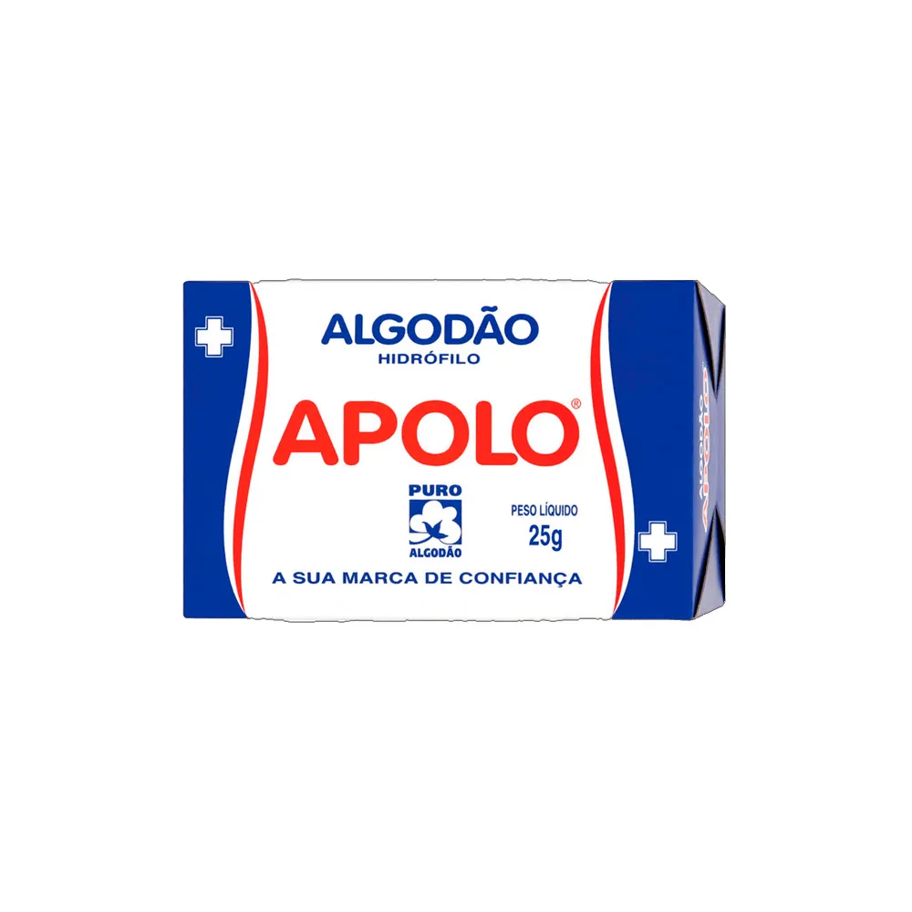 Algodão Apolo Hidrófilo 25g