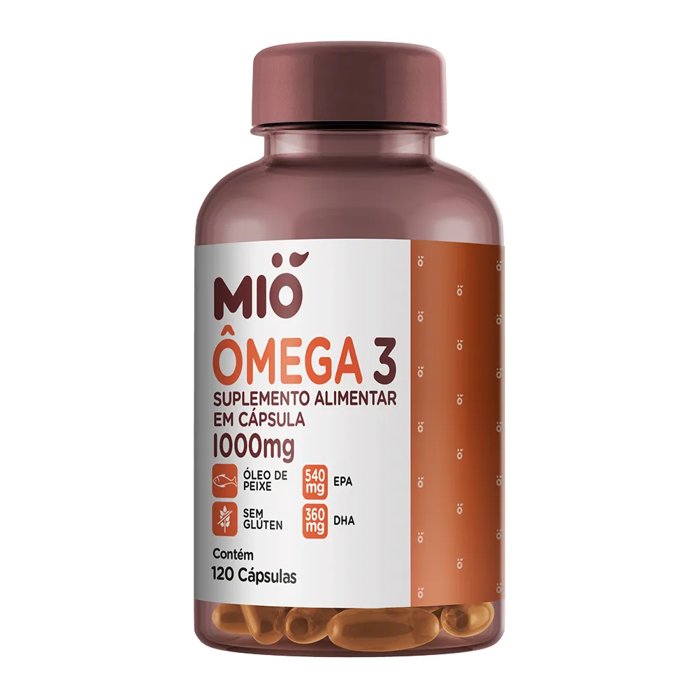 Ômega 3 1000mg Mió 120 Cápsulas