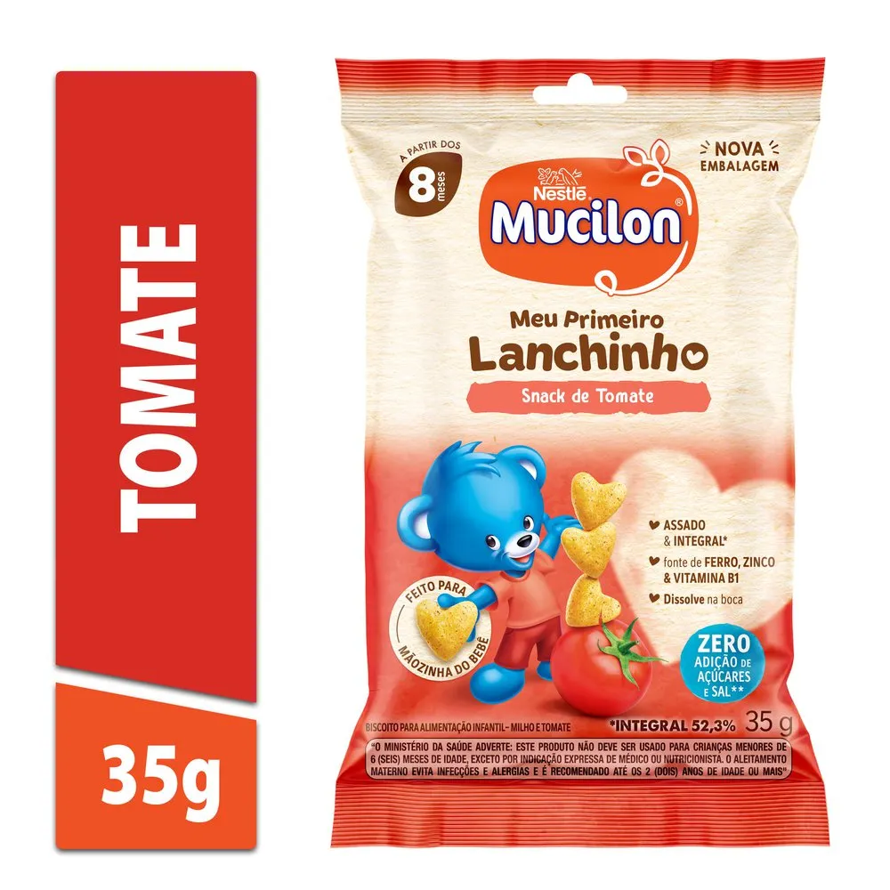 Biscoito Mucilon Snack Tomate 35g