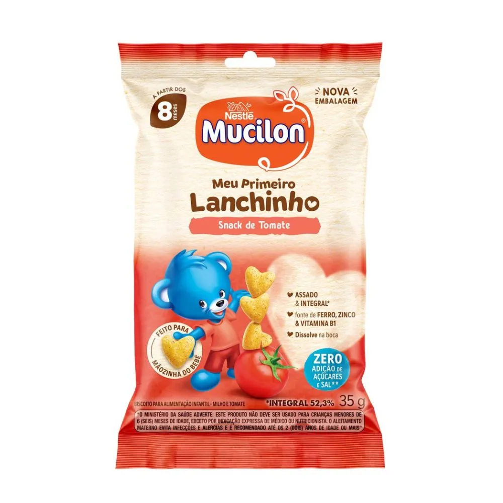 Biscoito Mucilon Snack Tomate 35g