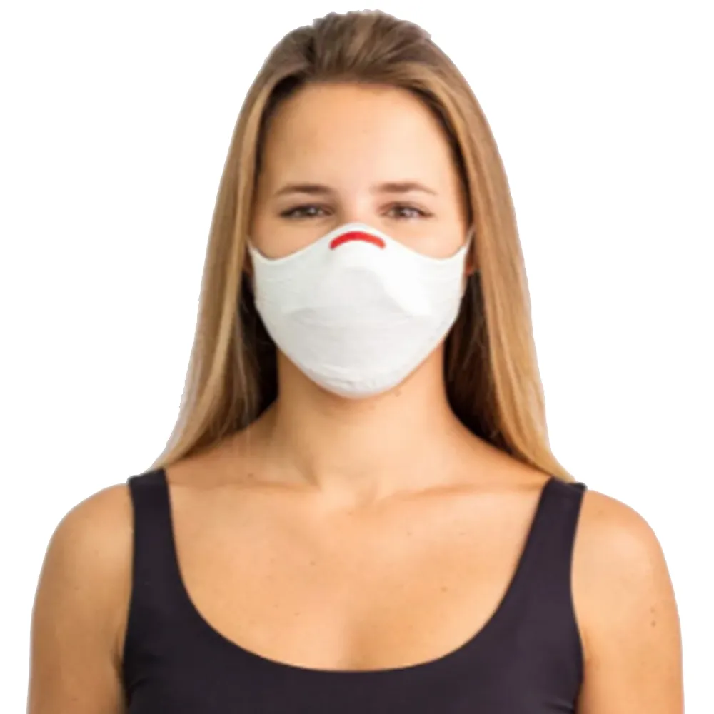Máscara de Proteção Fiber Knit Air Tamanho G Branca + 30 Filtros de Proteção + Suporte 3D