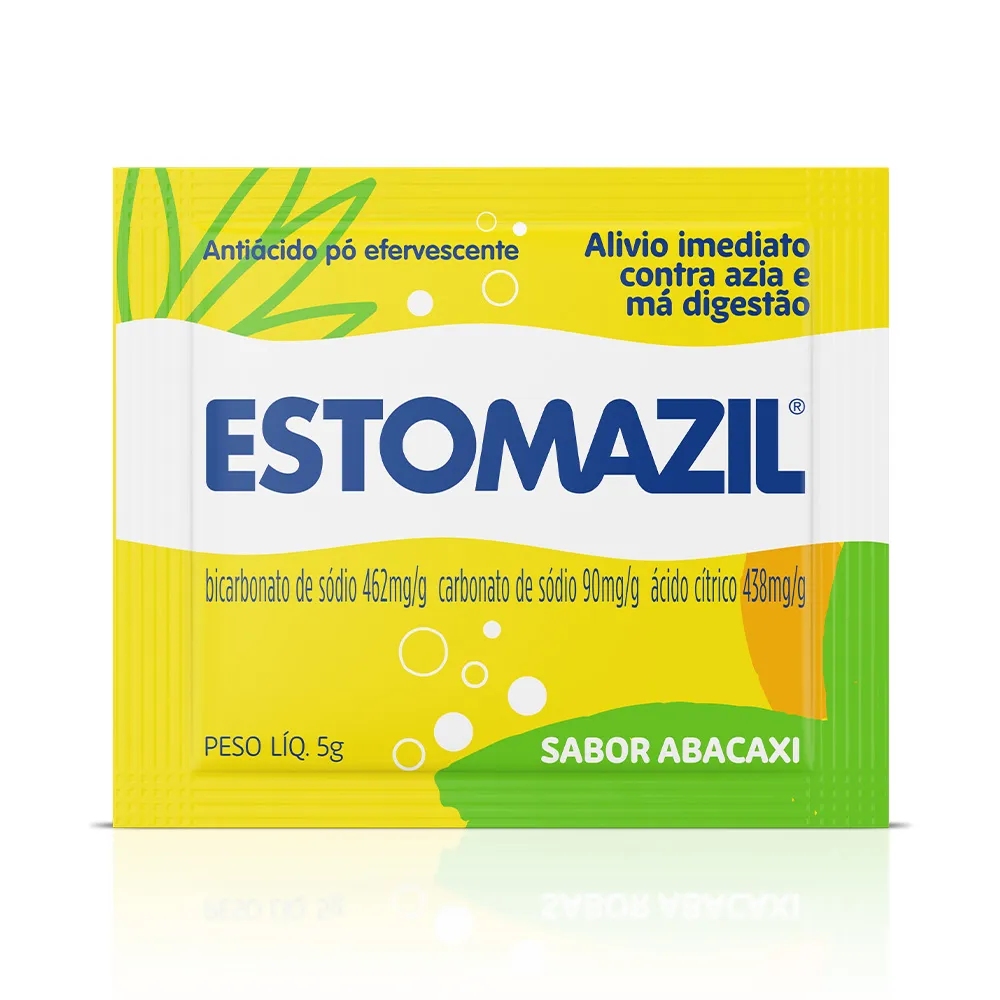 Estomazil Pó Efervescente Sabor Abacaxi Sachê 5g