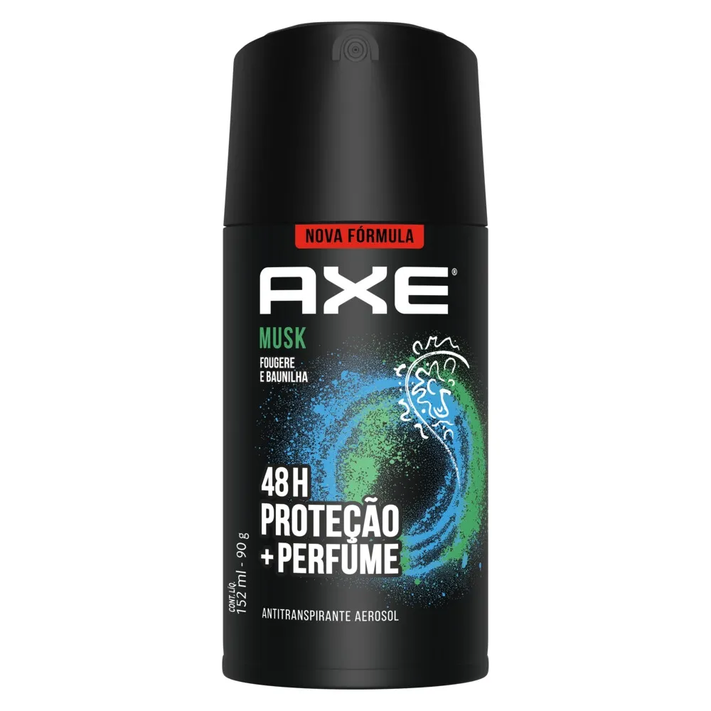 Desodorante Antitranspirante Axe Musk Aerossol 152ml