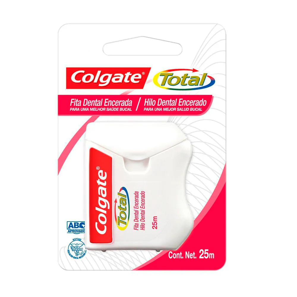 Fita Dental Colgate Total Encerada 25m