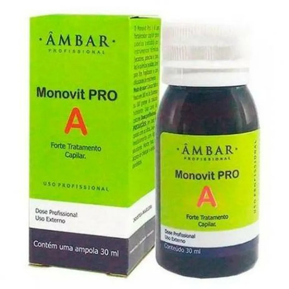 Ampola de Tratamento Âmbar Monovit Pro A 30ml