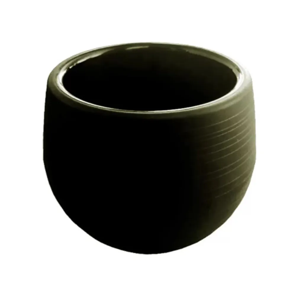 Vaso Terral Baby Ball Preto para Jardim