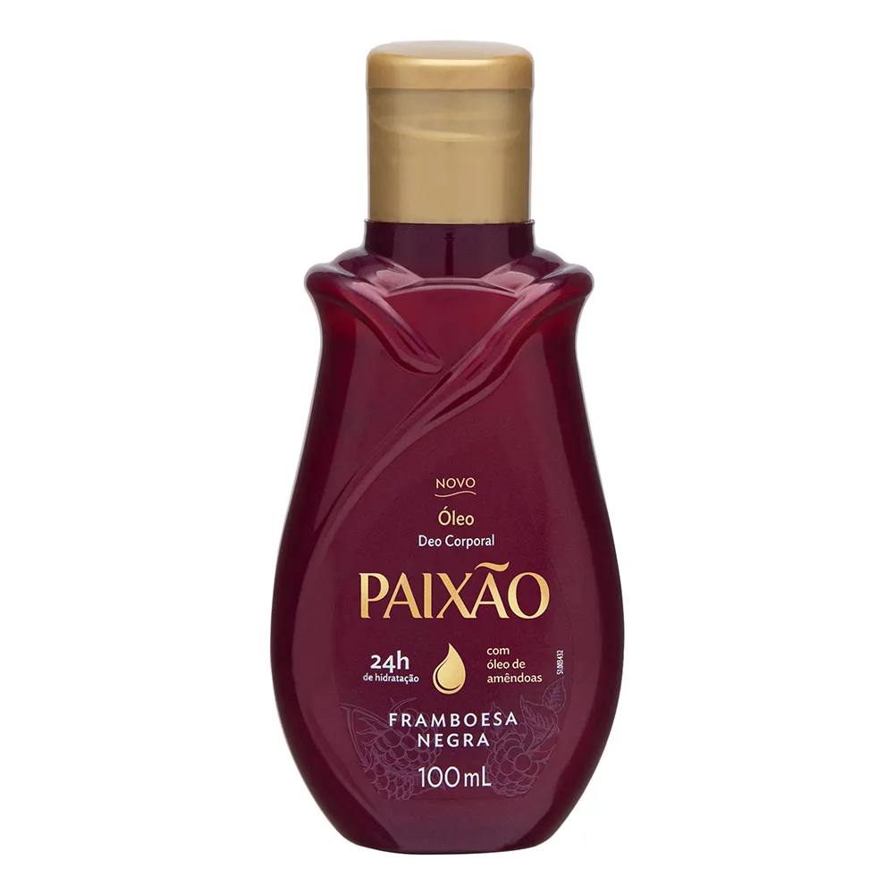 Óleo Corporal Paixão Framboesa Negra 100ml