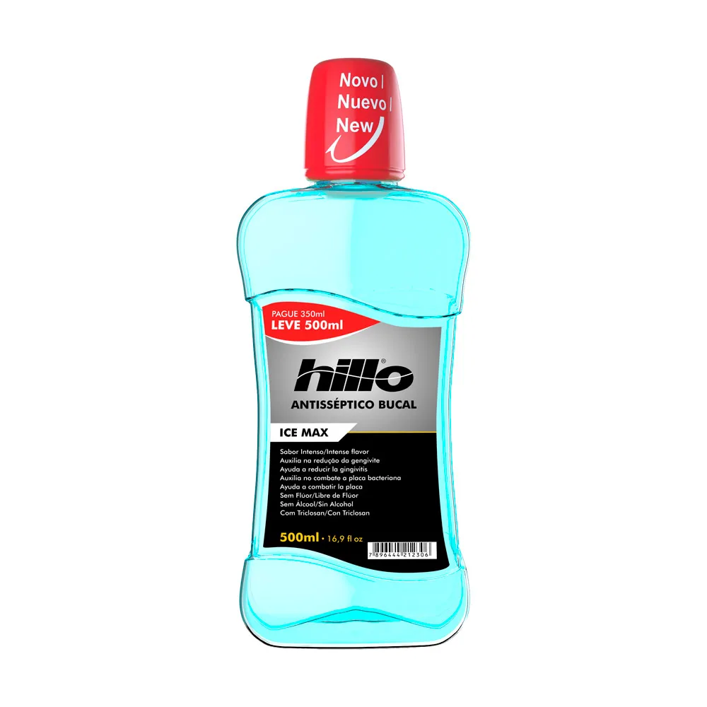 Antisséptico Bucal Hillo Ice Max 500ml