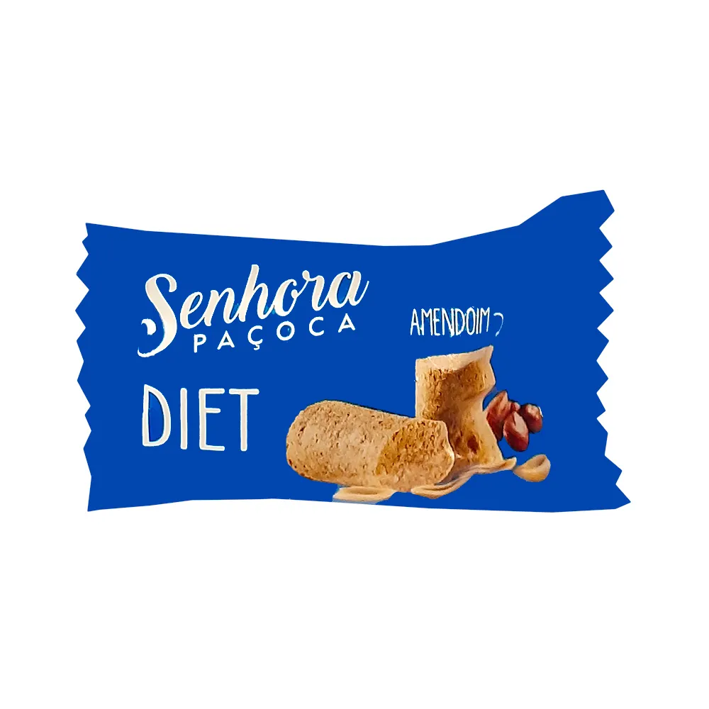 Paçoca Senhora Paçoca Diet com Sal Rosa 17g