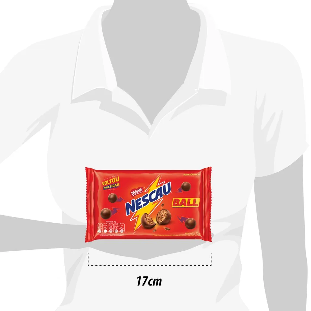 Chocolate Nescau Ball 75g - Drogaria Araujo