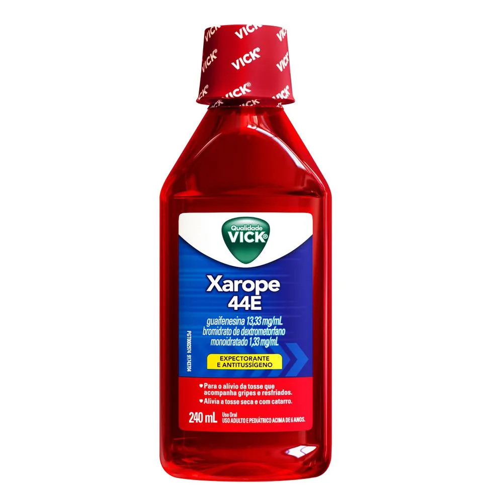 Vick 44E Xarope para tosse seca e catarro 240 mL