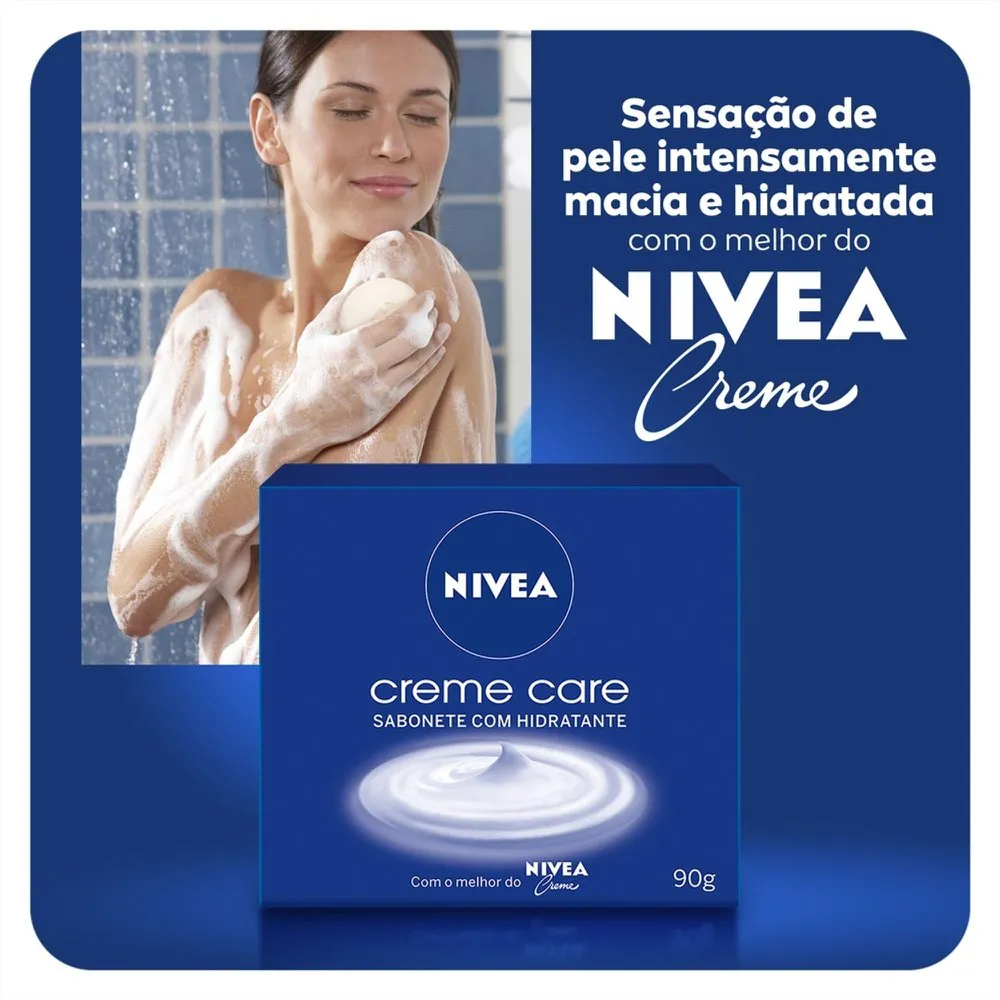 NIVEA Sabonete em Barra Creme Care Promo