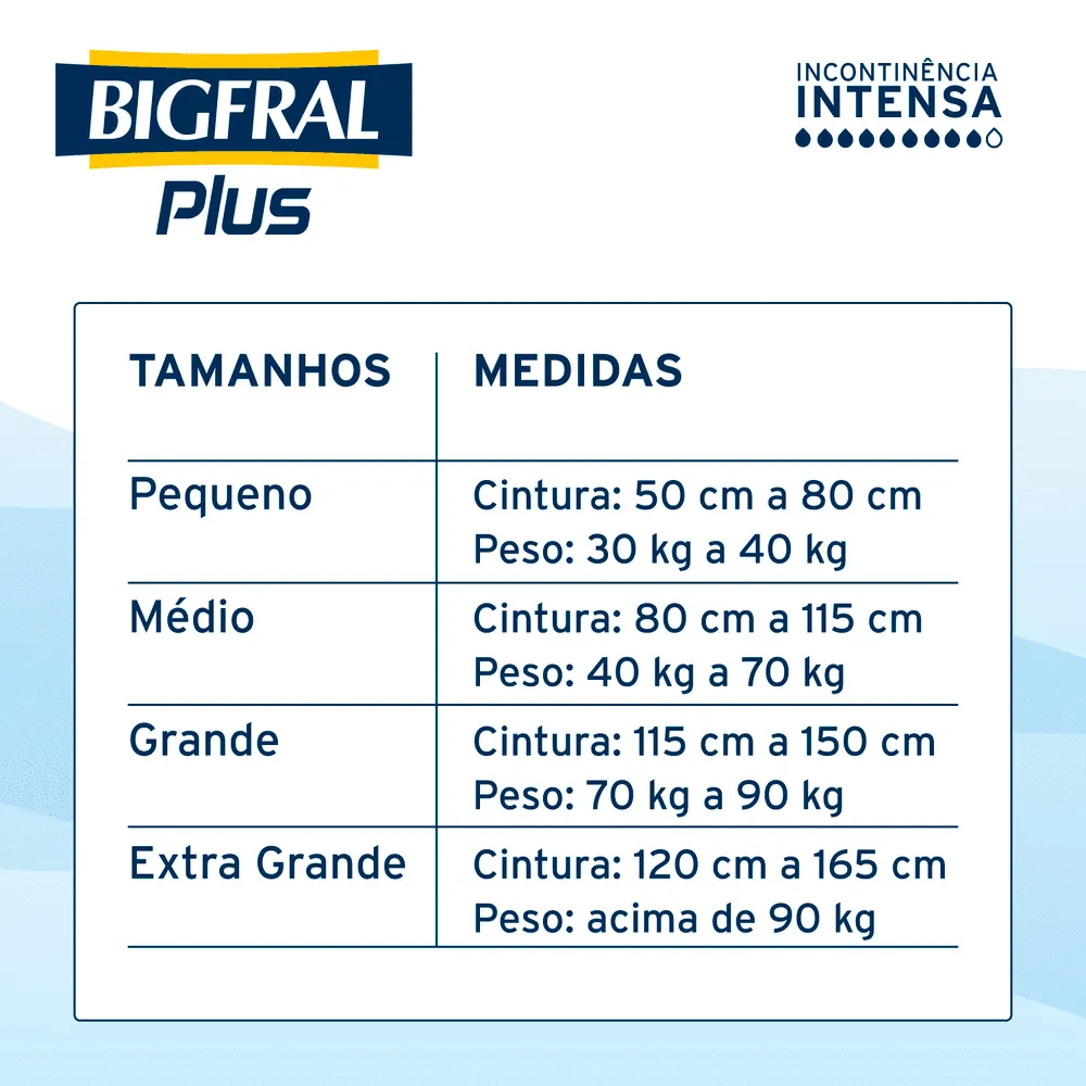 Bigfral Fralda 8 Unidades