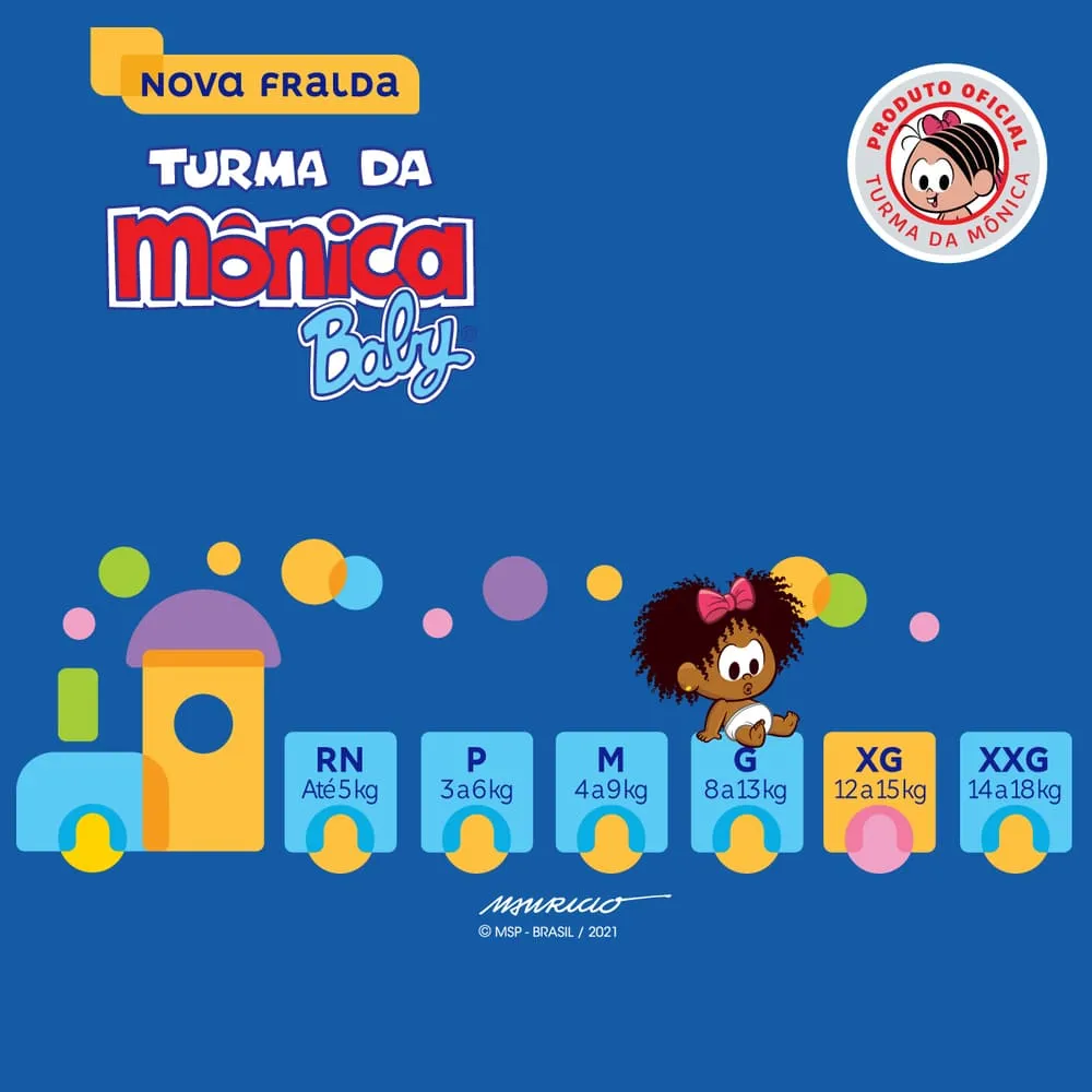 Fralda Infantil Turma da Mônica Baby