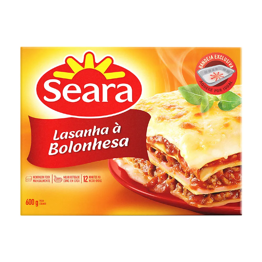 Lasanha à Bolonhesa Seara 600g