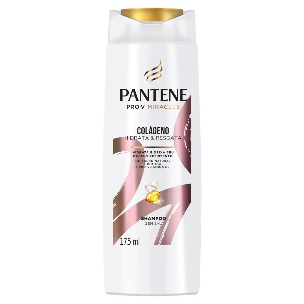 Shampoo Pantene Colágeno Hidrata e Resgata 175ml