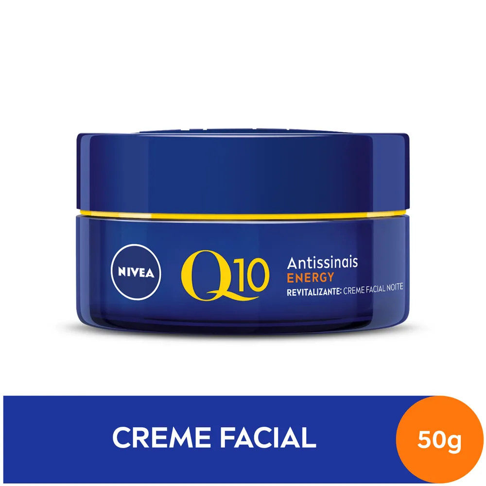 Creme Facial Nivea Antissinais Q10 Energy Noite 50g - Drogaria Araujo