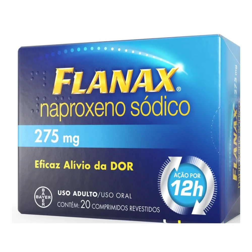 Flanax 275mg Bayer Analgésico com 20 comprimidos