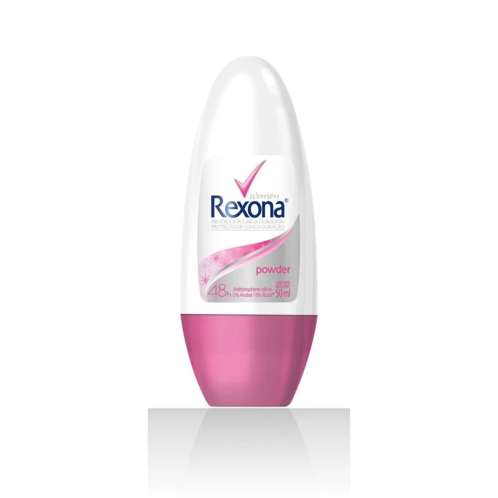 Desodorante Rexona Powder Women Roll-on Antitranspirante 48h 50ml