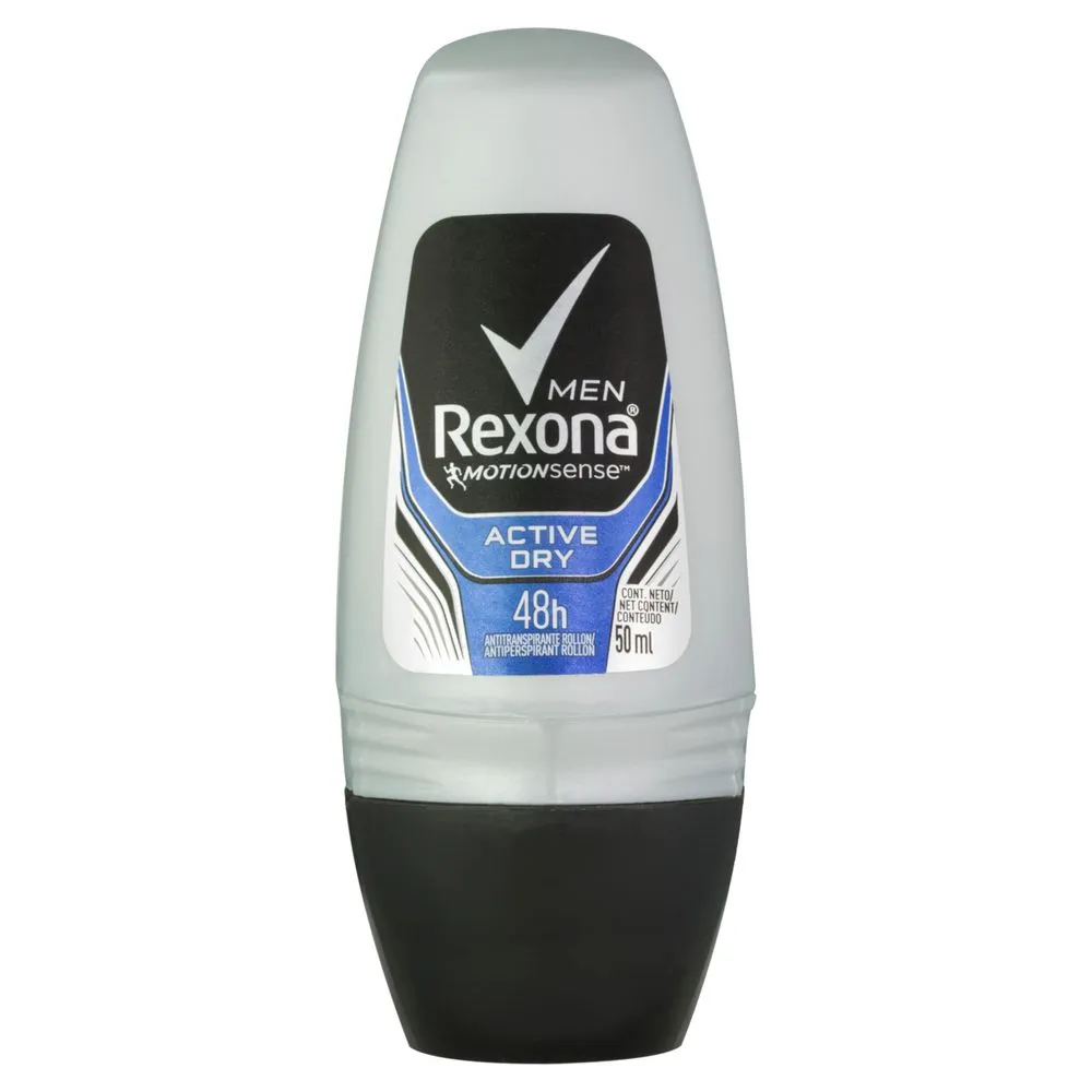 Desodorante Rexona Men Active Roll-on Antitranspirante 48h com 50ml