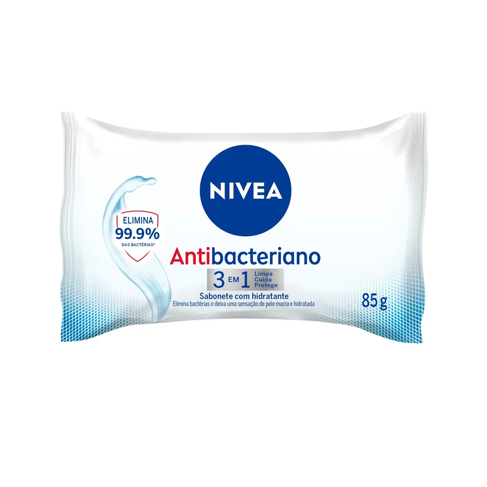 Sabonete em Barra Nivea Antibacteriano 3 em 1 85g