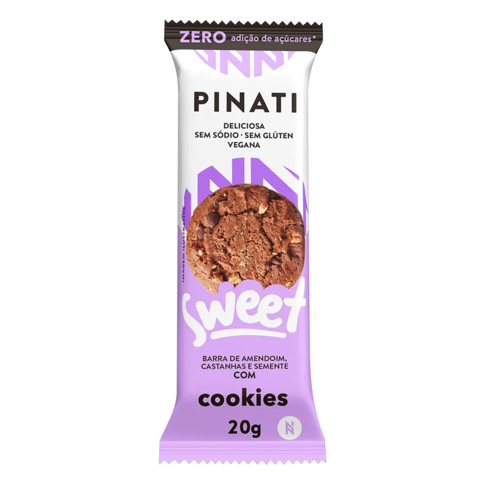Barra de Nuts Pinati Sweet Cookies 20g