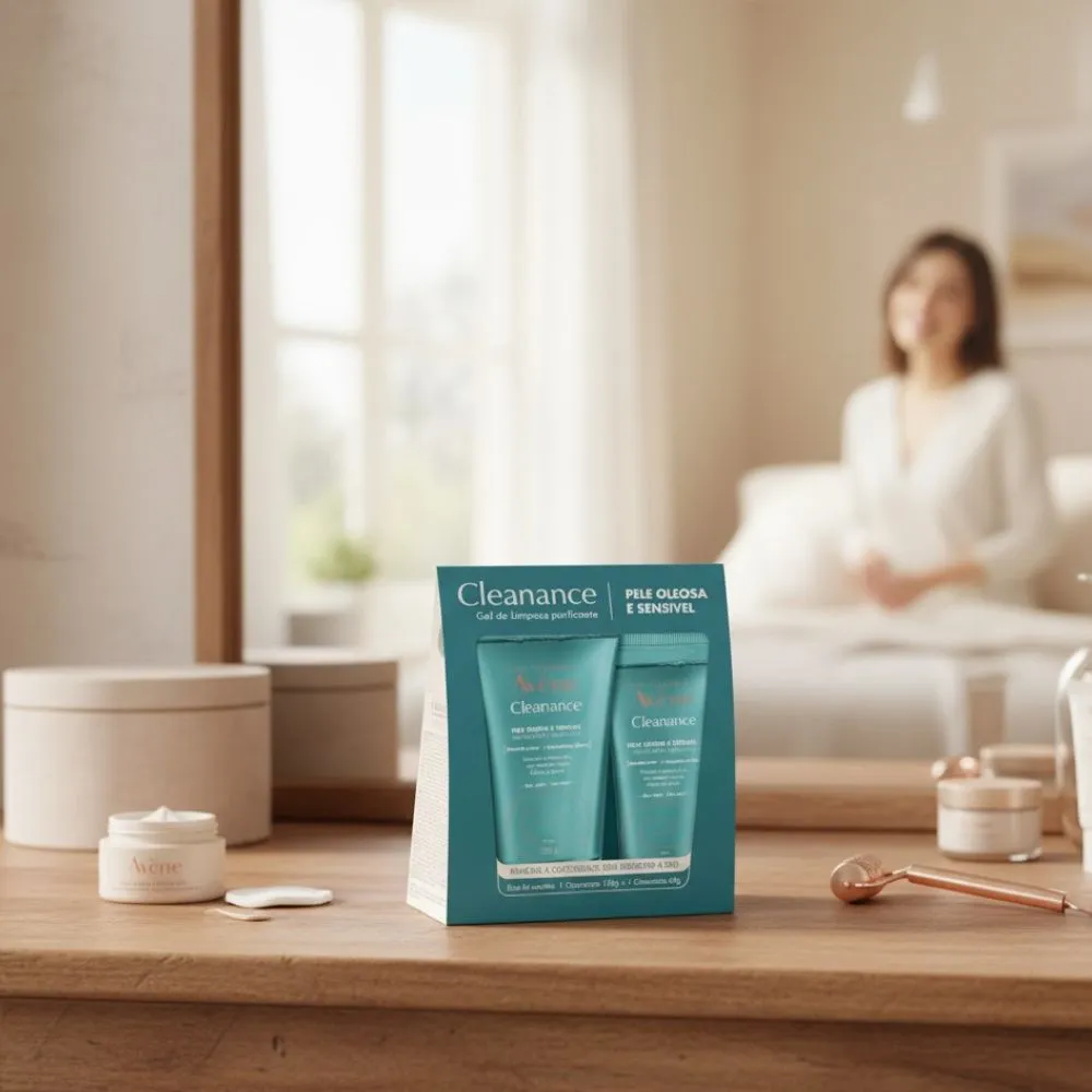 Kit Cleanance Avène Gel de Limpeza Purificante 150g e Ganhe