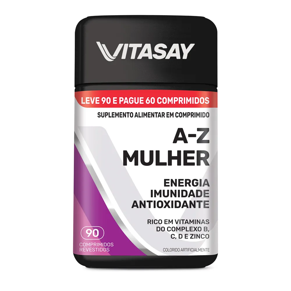 Vitasay A-Z Mulher com 90 Comprimidos Revestidos